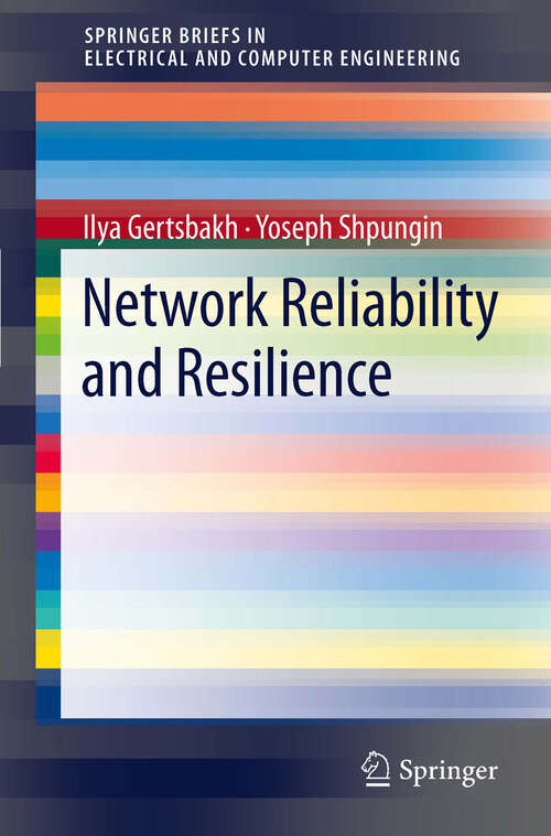 Book cover of Network Reliability and Resilience