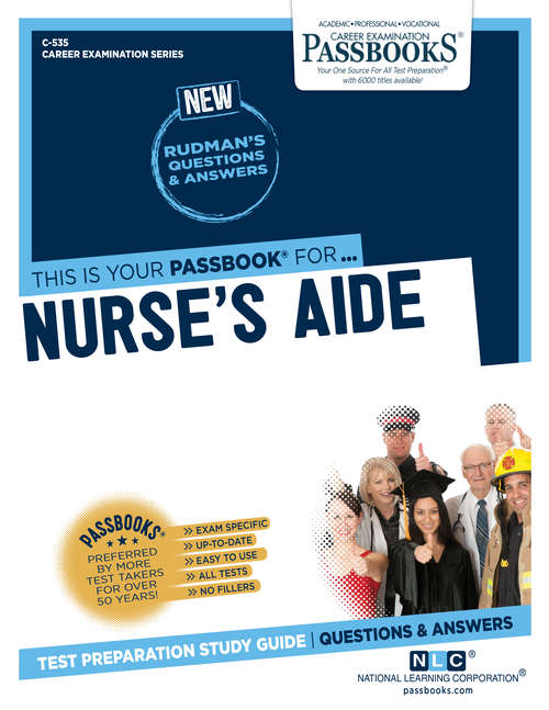 Book cover of Nurse's Aide: Passbooks Study Guide (Career Examination Series)
