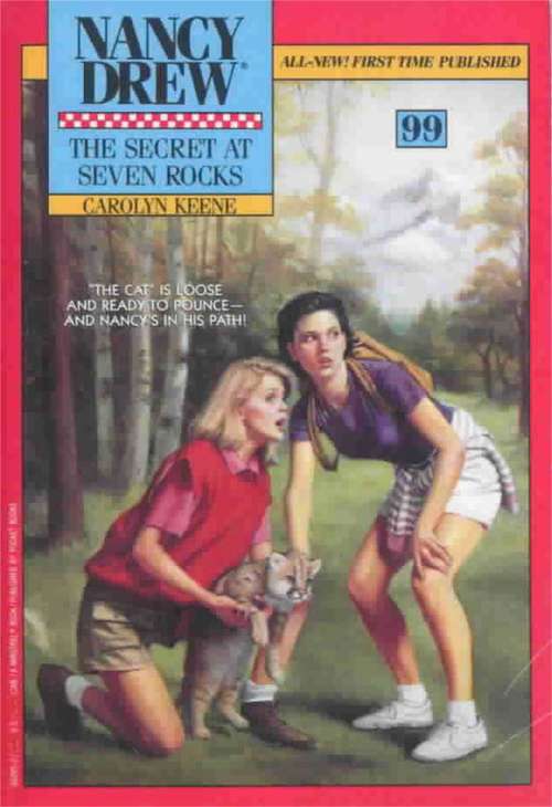 Book cover of The Secret at Seven Rocks (Nancy Drew Mystery Stories #99)