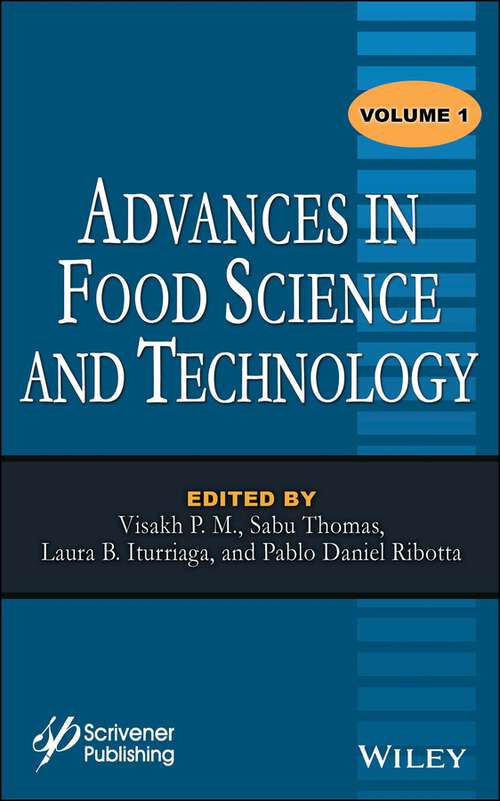 Book cover of Advances in Food Science and Technology, Volume 1