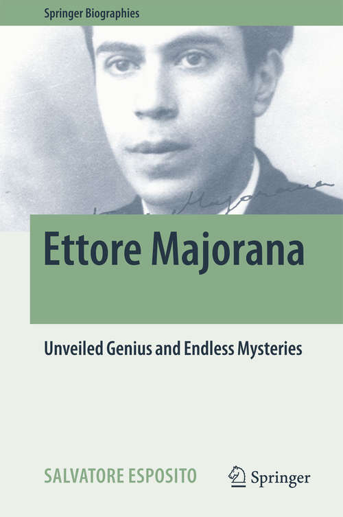 Book cover of Ettore Majorana