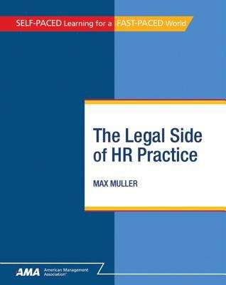 Book cover of The Legal Side of HR Practice