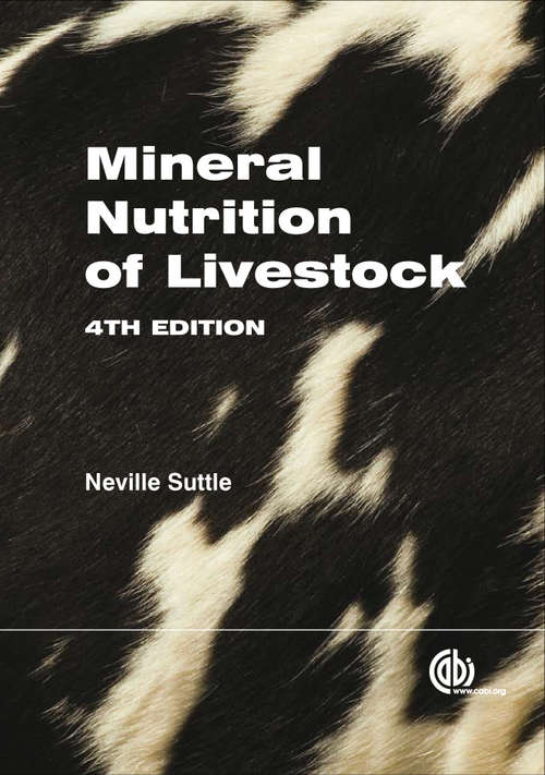 Book cover of Mineral Nutrition of Livestock (4th edition)