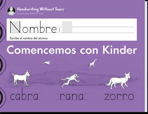 Book cover of Handwriting Without Tears: Comencemos con Kinder