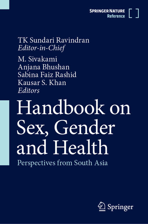Book cover of Handbook on Sex, Gender and Health: Perspectives from South Asia