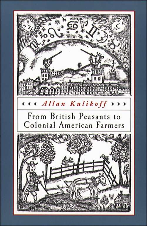 Book cover of From British Peasants to Colonial American Farmers