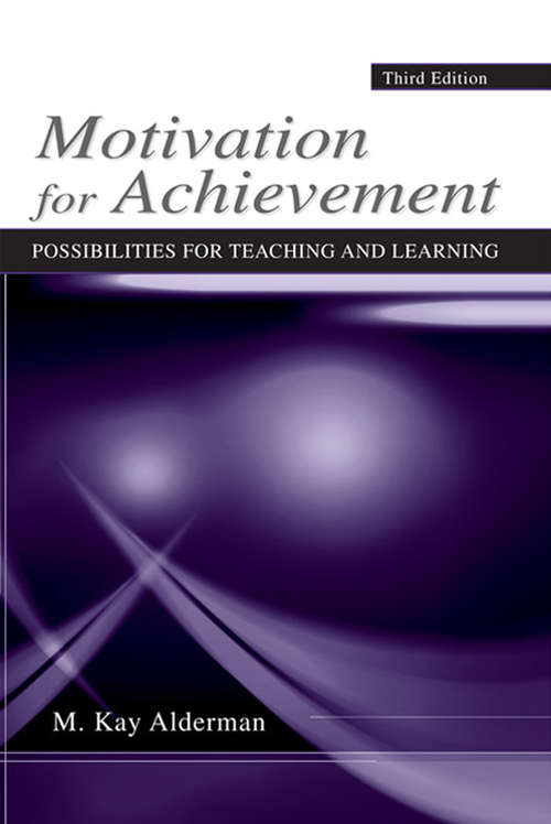 Book cover of Motivation for Achievement: Possibilities for Teaching and Learning
