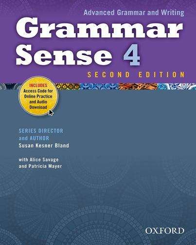 Book cover of Grammar Sense 4 (Second Edition)