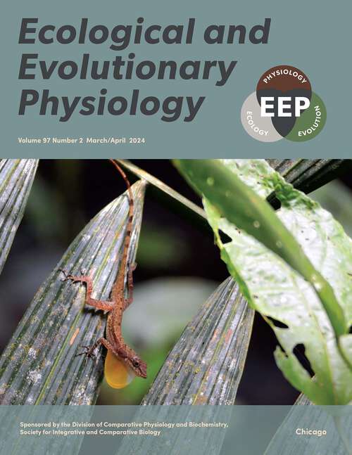 Book cover of Ecological and Evolutionary Physiology, volume 97 number 2 (March/April 2024)