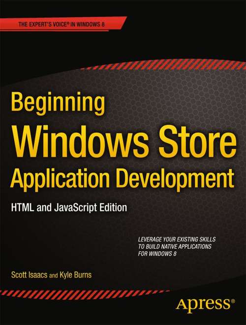 Book cover of Beginning Windows Store Application Development-HTML and JavaScript Edition