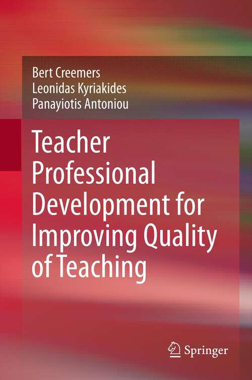 Book cover of Teacher Professional Development for Improving Quality of Teaching