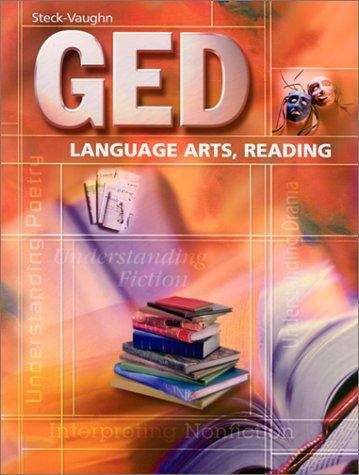 Book cover of GED: Language Arts, Reading