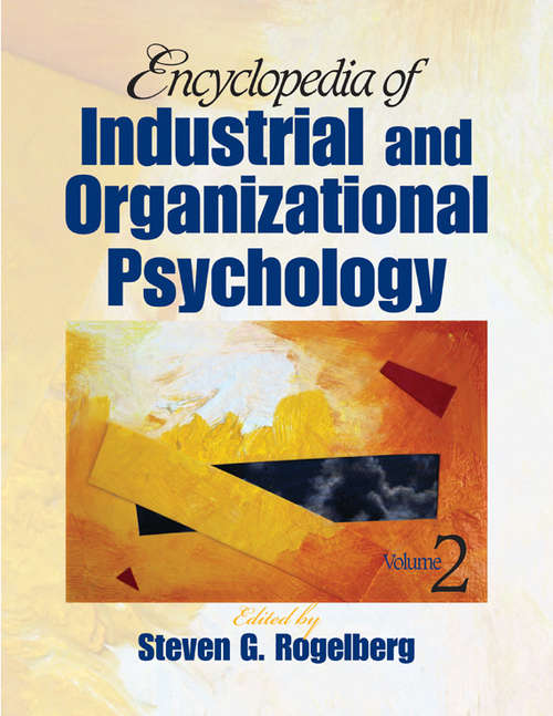 Book cover of Encyclopedia of Industrial and Organizational Psychology