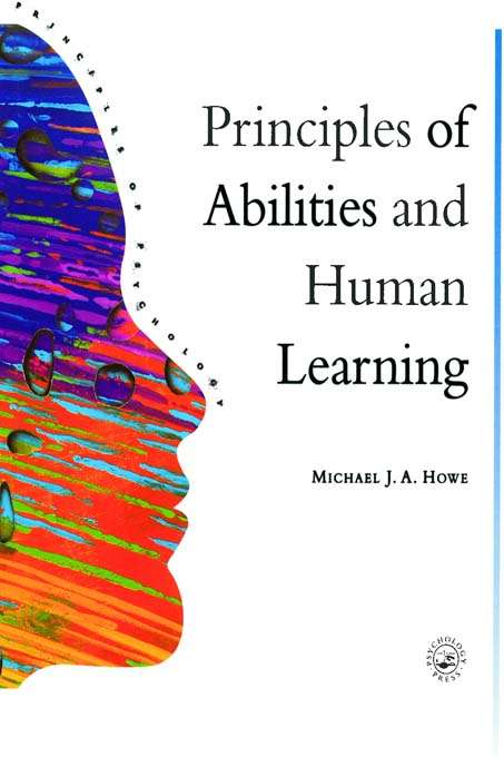 Principles Of Abilities And Human Learning (Principles Of Psychology Ser.)