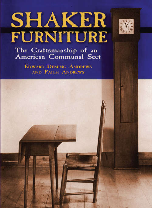 Book cover of Shaker Furniture