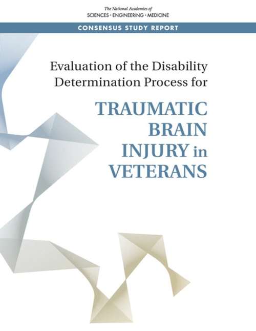 Book cover of Evaluation of the Disability Determination Process for Traumatic Brain Injury in Veterans