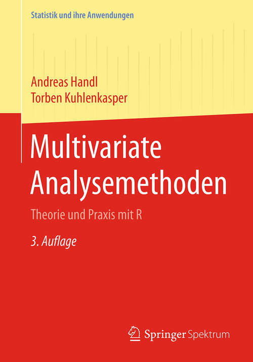 Book cover of Multivariate Analysemethoden
