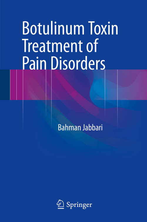 Book cover of Botulinum Toxin Treatment of Pain Disorders
