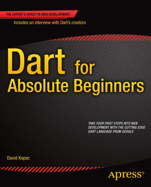 Book cover of Dart for Absolute Beginners