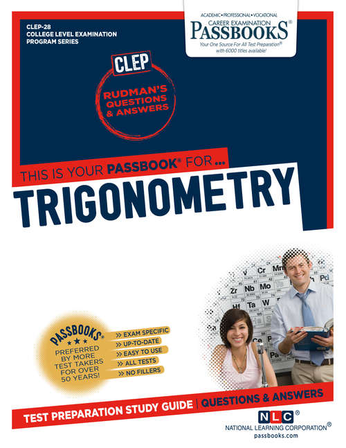 Book cover of TRIGONOMETRY: Passbooks Study Guide (College Level Examination Program Series (CLEP): No. Q-29)