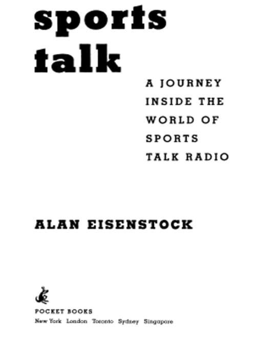 Book cover of Sports Talk: A Journey Inside the World of Sports Talk Radio