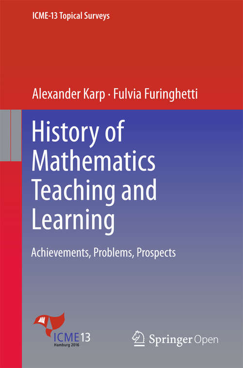 Book cover of History of Mathematics Teaching and Learning