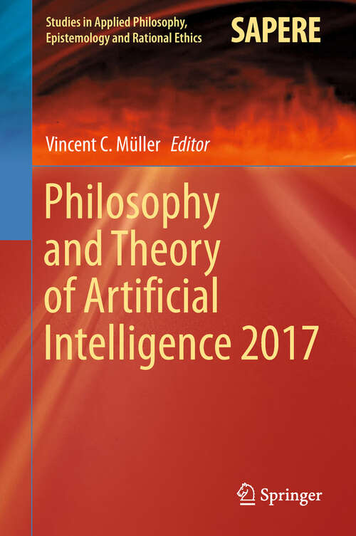Cover image of Philosophy and Theory of Artificial Intelligence 2017