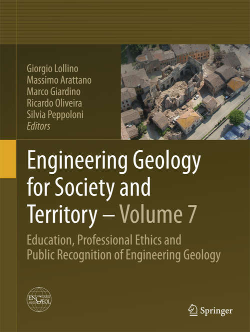 Book cover of Engineering Geology for Society and Territory - Volume 7