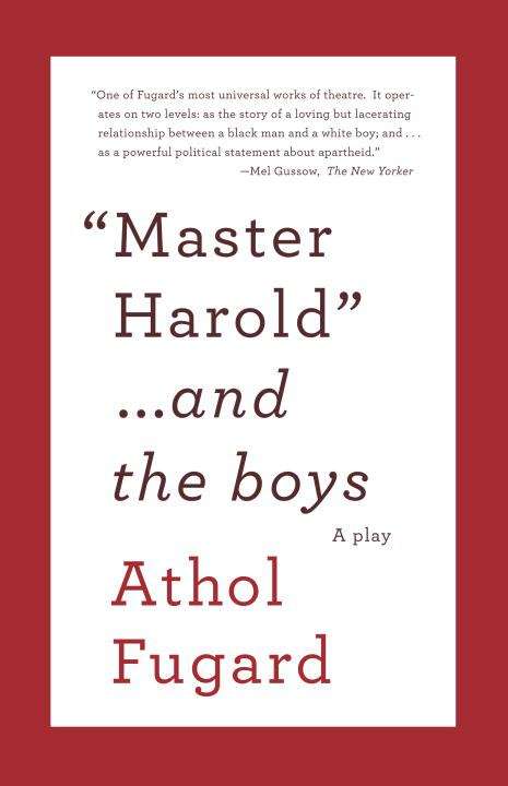 Book cover of Master Harold and the Boys