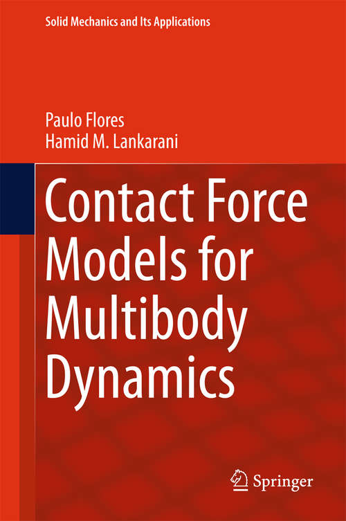 Book cover of Contact Force Models for Multibody Dynamics