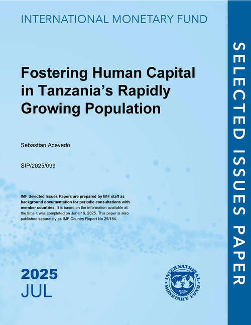 Book cover of Fostering Human Capital in Tanzania’s Rapidly Growing Population: Tanzania