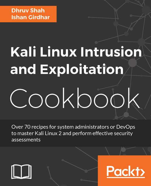 Book cover of Kali Linux Intrusion and Exploitation Cookbook