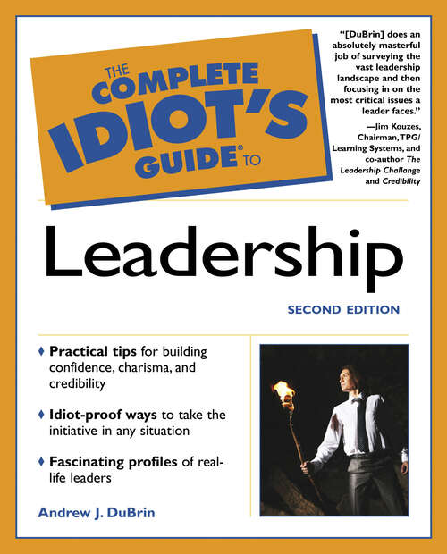 Book cover of The Complete Idiot's Guide to Leadership