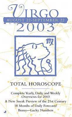 Book cover of 2003 Total Horoscope: Virgo