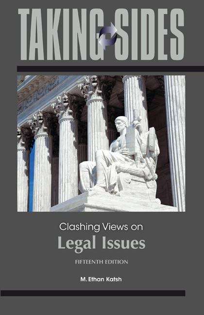 Book cover of Taking Sides: Clashing Views on Legal Issues (15th Edition)