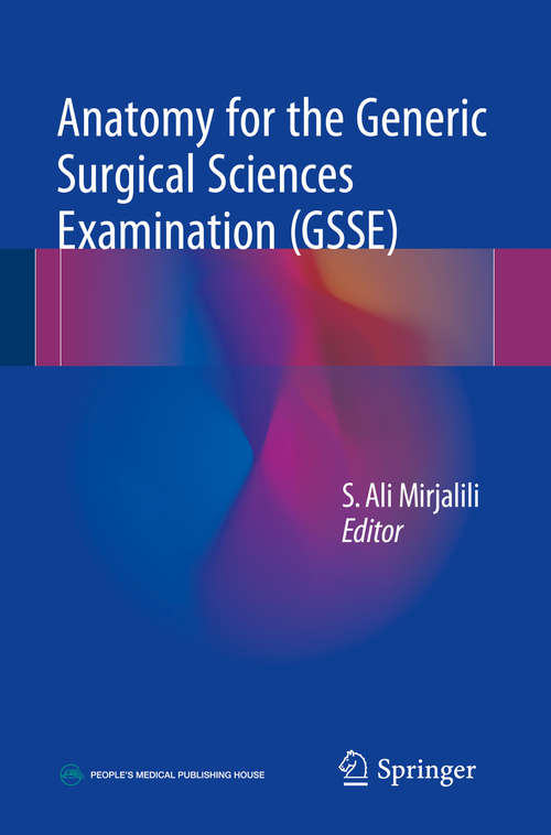 Book cover of Anatomy for the Generic Surgical Sciences Examination (GSSE)