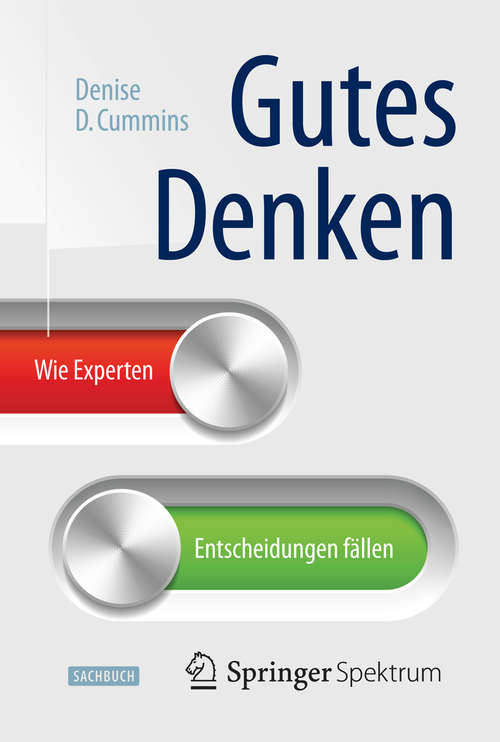 Book cover of Gutes Denken