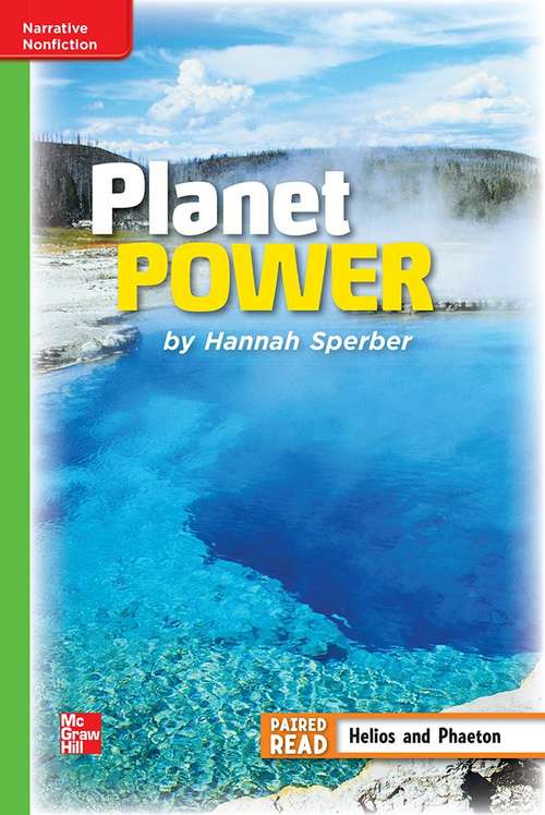 Book cover of Planet Power [Beyond Level, Grade 4]