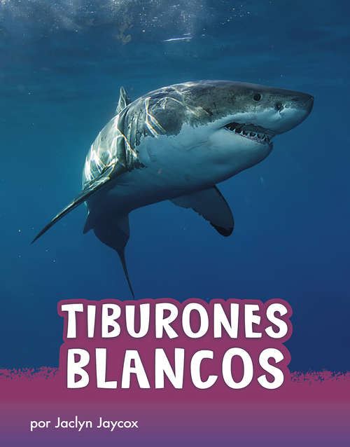 Book cover of Tiburones blancos (Animals en espanol)