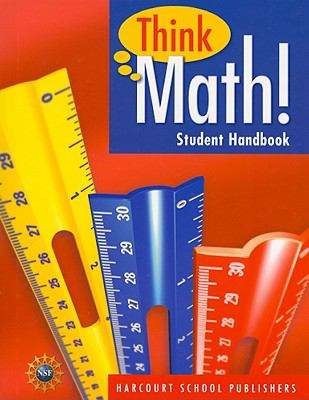 Book cover of Think Math!, Student Handbook [Grade 4]