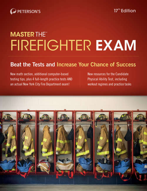Book cover of Master the Firefighter Exam