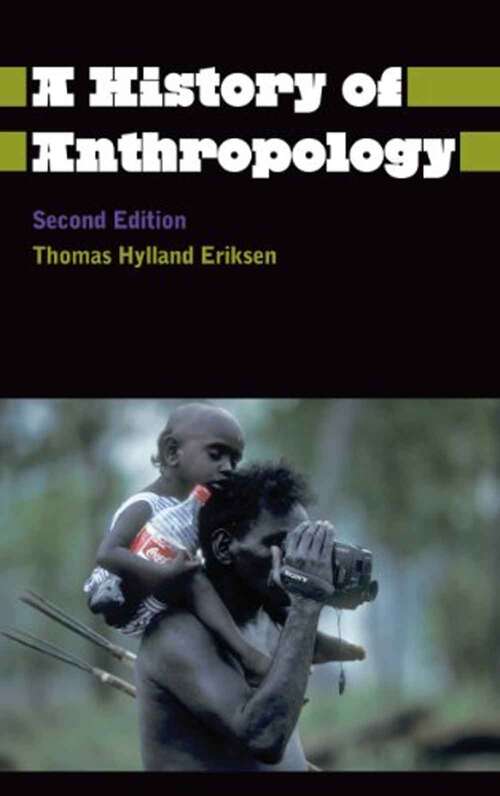 Book cover of A History of Anthropology