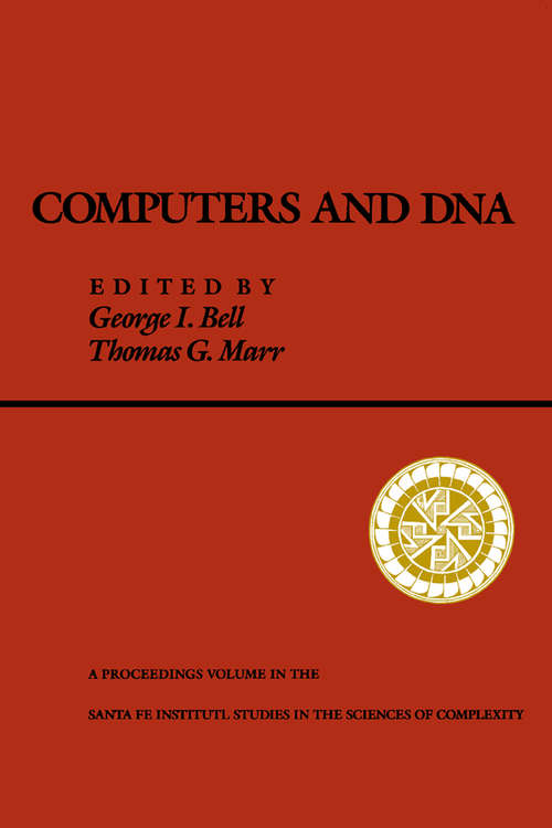 Book cover of Computers and DNA (Santa Fe Institute Ser.)