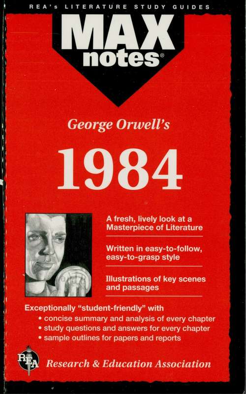 Book cover of 1984 (Maxnotes Literature Guides)