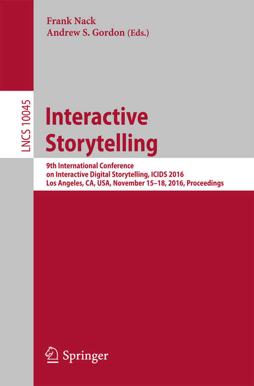 Book cover of Interactive Storytelling