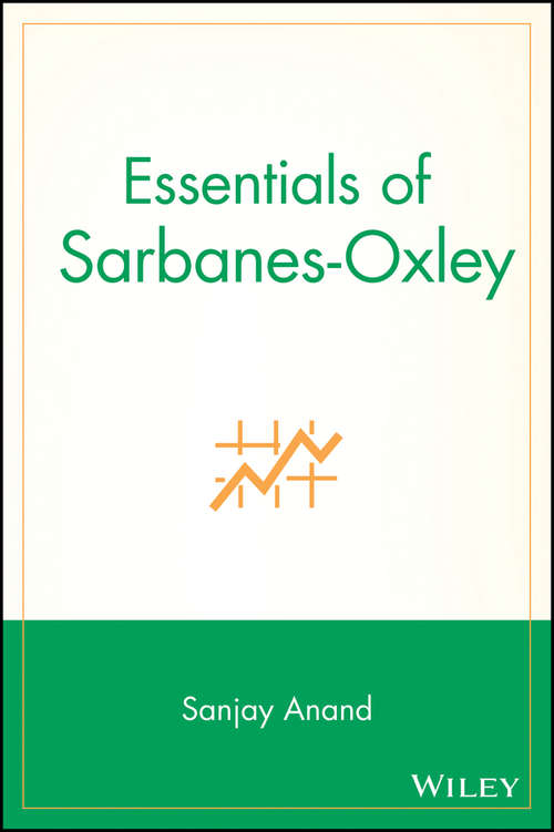 Book cover of Essentials of Sarbanes-Oxley