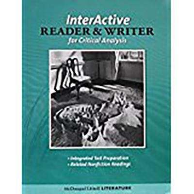 Book cover of InterActive Reader & Writer for Critical Analysis, Grade 8