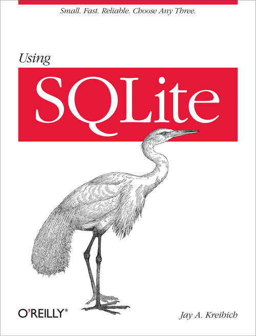 Book cover of Using SQLite