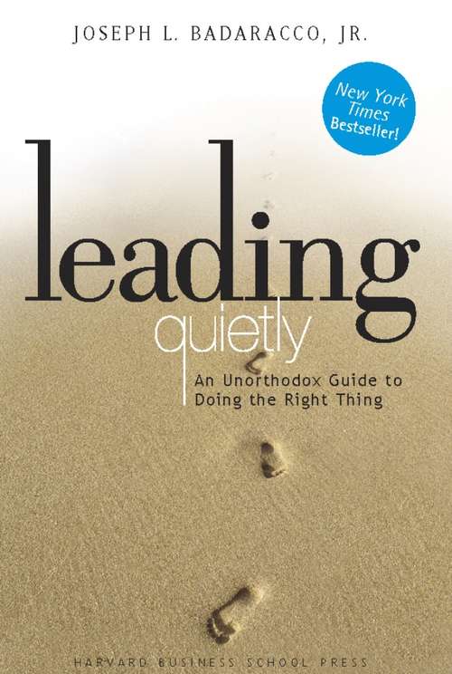 Book cover of Leading Quietly