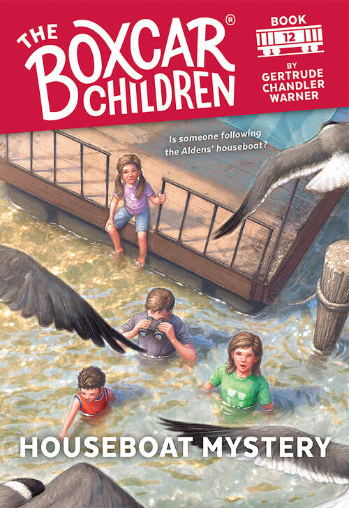 Book cover of Houseboat Mystery (The Boxcar Children Mysteries #12)